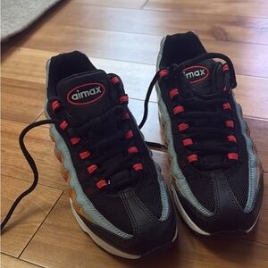 Nike Air Max Black and Orange Sneakers